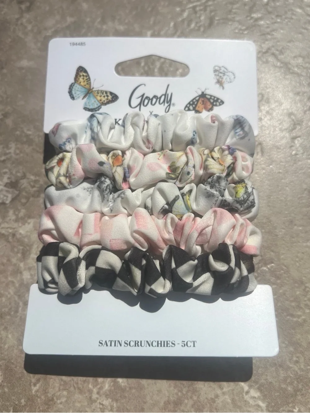 MacKenzie Childs x Goody Target Satin Scrunchies Hair Ties Bobby Pins Comb LOT